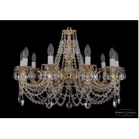 Подвесная люстра хрустальная Bohemia Crystal 1702/10/250/C/GW