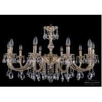 Подвесная люстра хрустальная Bohemia Crystal 1702/10/300/A/GW