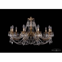Люстра подвесная Bohemia Crystal 1702/10/300/C/FP