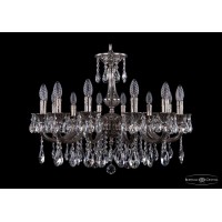 Подвесная люстра Bohemia Crystal 1702/14/250/A/NB