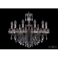 Подвесная люстра Bohemia Crystal 1702/14/250/B/NB