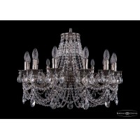 Подвесная люстра Bohemia Crystal 1702/14/250/C/NB