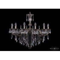 Люстра подвесная Bohemia Crystal 1702/14/300/B/NB