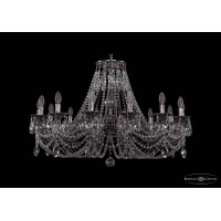 Люстра подвесная Bohemia Crystal 1702/14/300/C/NB