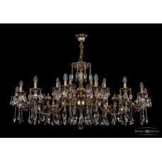 Люстра подвесная Bohemia Crystal 1702/16+8/300+250+150/A/GB