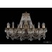Люстра подвесная Bohemia Crystal 1702/16/300/C/GB