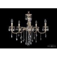 Люстра подвесная Bohemia Crystal 1702/5/250/B/GW