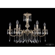 Подвесная люстра хрустальная Bohemia Crystal 1702/6/250/A/GW