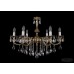 Подвесная люстра хрустальная Bohemia Crystal 1702/6/250/B/GB