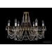 Подвесная люстра хрустальная Bohemia Crystal 1702/6/250/C/GB