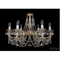Подвесная люстра хрустальная Bohemia Crystal 1702/6/250/C/GW