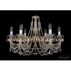 Подвесная люстра хрустальная Bohemia Crystal 1702/6/250/C/GW