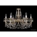 Подвесная люстра хрустальная Bohemia Crystal 1702/6/250/C/GW
