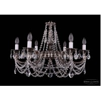 Подвесная люстра хрустальная Bohemia Crystal 1702/6/250/C/NB