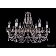 Подвесная люстра хрустальная Bohemia Crystal 1702/6/250/C/NB