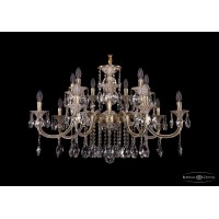 Люстра подвесная Bohemia Crystal 1702/7+7/300+150/A/GW