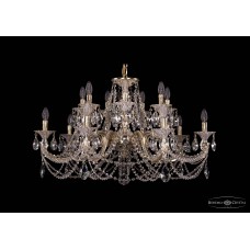 Люстра подвесная Bohemia Crystal 1702/7+7/300+150/C/GW