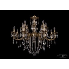 Люстра подвесная Bohemia Crystal 1702/8+8/300+150/B/GB