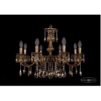Подвесная люстра Bohemia Crystal 1702/8/250/A/FP/K701