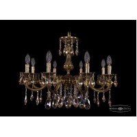 Подвесная люстра Bohemia Crystal 1702/8/250/A/GB/K701