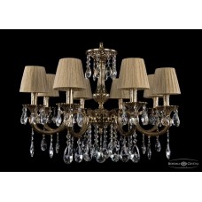 Люстра подвесная Bohemia Crystal 1702/8/250/A/GB/SH7