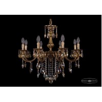 Подвесная люстра Bohemia Crystal 1702/8/250/B/FP/K701