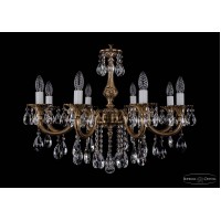 Подвесная люстра хрустальная Bohemia Crystal 1702/8/250/B/FP