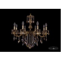 Подвесная люстра Bohemia Crystal 1702/8/250/B/GB/K701