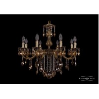 Подвесная люстра Bohemia Crystal 1702/8/250/B/GB/K721