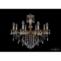 Люстра подвесная Bohemia Crystal 1702/8/250/B/GB