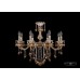 Подвесная люстра Bohemia Crystal 1702/8/250/B/GW/K721