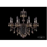 Подвесная люстра Bohemia Crystal 1702/8/250/B/NB/K701