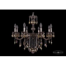 Подвесная люстра Bohemia Crystal 1702/8/250/B/NB/K701
