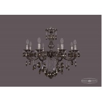 Подвесная люстра Bohemia Crystal 1702/8/250/B/NB/K731