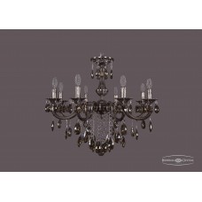 Подвесная люстра Bohemia Crystal 1702/8/250/B/NB/K731