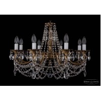 Подвесная люстра хрустальная Bohemia Crystal 1702/8/250/C/FP