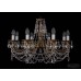 Подвесная люстра хрустальная Bohemia Crystal 1702/8/250/C/FP