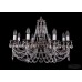 Подвесная люстра хрустальная Bohemia Crystal 1702/8/250/C/NB
