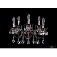 Подвесная люстра Bohemia Crystal 1702B/5/175+250/A/NB