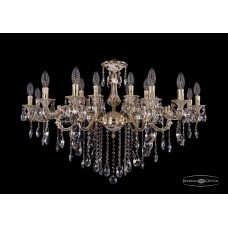 Подвесная люстра Bohemia Crystal Gold 1703/18/225+125/B/GW