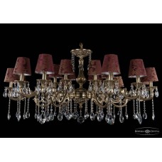 Люстра большая Bohemia Crystal 1703 1703/18/320+210/A/GB/SH27