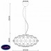 Люстра подвесная Divinare Cristallino 1720/02 SP-72