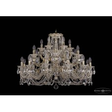Люстра большая Bohemia Crystal 1722/12+6+6/300/C/GW