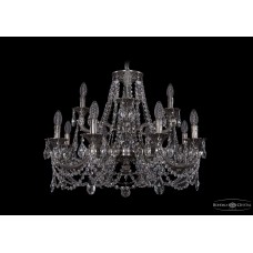 Подвесная люстра Bohemia Crystal 1722/8+4/250+175/C/NB