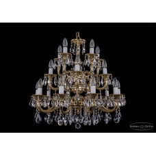 Подвесная люстра Bohemia Crystal 1732/10+5+5/250/A/GB