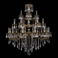 Люстра большая Bohemia Crystal 1732/12+6+3/300/B/GB Люстра большая Bohemia Crystal 1732/12+6+3/300/B/GB