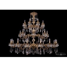 Подвесная люстра Bohemia Crystal 1732/16+8+8/300+250/A/FP