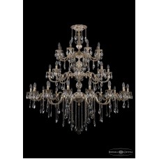 Подвесная люстра Bohemia Crystal 1732/16+8+8/300+250/B/GW