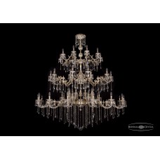 Подвесная люстра Bohemia Crystal 1739/32+18+10/410+300/B/GW