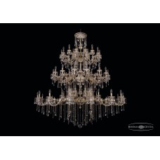 Подвесная люстра Bohemia Crystal 1739/32+24+24/410+300/B/GW
